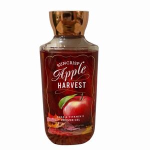 NEW Bath and body Works Suncrisp apple harvest shower gel 10 Oz Shea Vitamin E